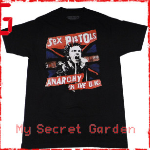 Sex Pistols - Anarchy In The UK Official Fitted Jersey T Shirt (Men S ) ***READY TO SHIP from Hong Kong***